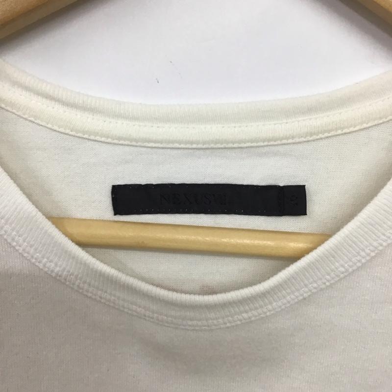 ネクサスセブン NEXUSVII Tシャツ 半袖 半袖カットソー プリントTシャツ クルーネックカットソー 46 ロゴ、文字 アイボリー / アイボリー / メンズ USED 古着 中古 10154252
