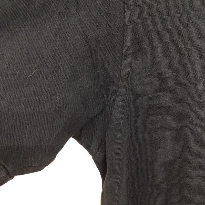 ハリウッドランチマーケット H.R MARKET Tシャツ 半袖 半袖カットソー プリントTシャツ Vネックカットソー 3 無地 黒 / ブラック / black メンズ USED 古着 中古 10154253