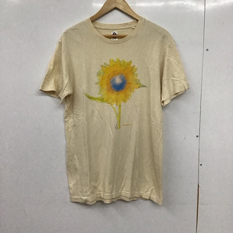 ハリウッドランチマーケット H.R MARKET Tシャツ 半袖 半袖カットソー プリントTシャツ クルーネックカットソー M プリント ベージュ / ベージュ / beige メンズ USED 古着 中古 10154254