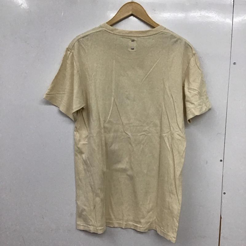 ハリウッドランチマーケット H.R MARKET Tシャツ 半袖 半袖カットソー プリントTシャツ クルーネックカットソー M プリント ベージュ / ベージュ / beige メンズ USED 古着 中古 10154254