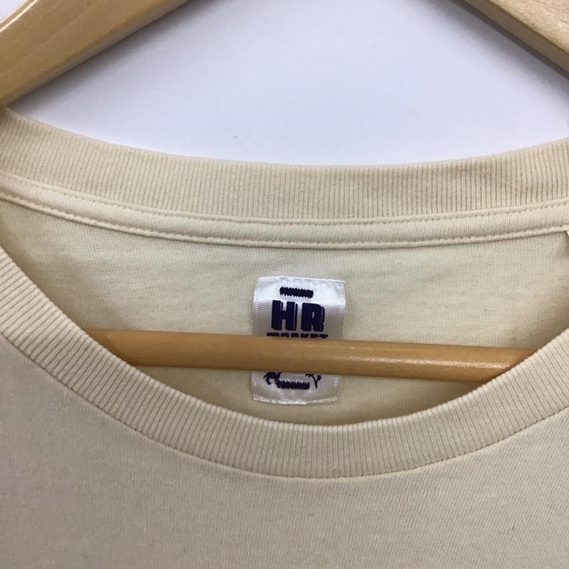 ハリウッドランチマーケット H.R MARKET Tシャツ 半袖 半袖カットソー プリントTシャツ クルーネックカットソー M プリント ベージュ / ベージュ / beige メンズ USED 古着 中古 10154254