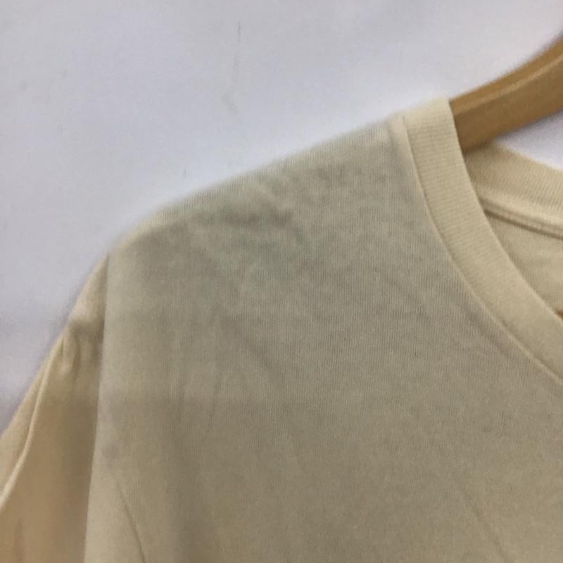 ハリウッドランチマーケット H.R MARKET Tシャツ 半袖 半袖カットソー プリントTシャツ クルーネックカットソー M プリント ベージュ / ベージュ / beige メンズ USED 古着 中古 10154254