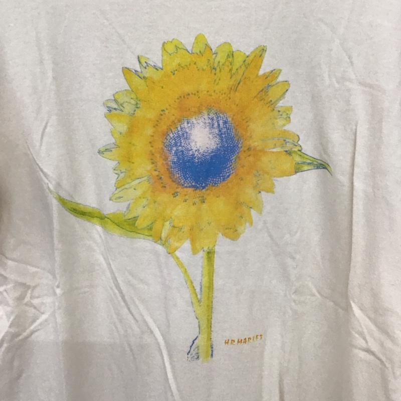 ハリウッドランチマーケット H.R MARKET Tシャツ 半袖 半袖カットソー プリントTシャツ クルーネックカットソー M プリント ベージュ / ベージュ / beige メンズ USED 古着 中古 10154254