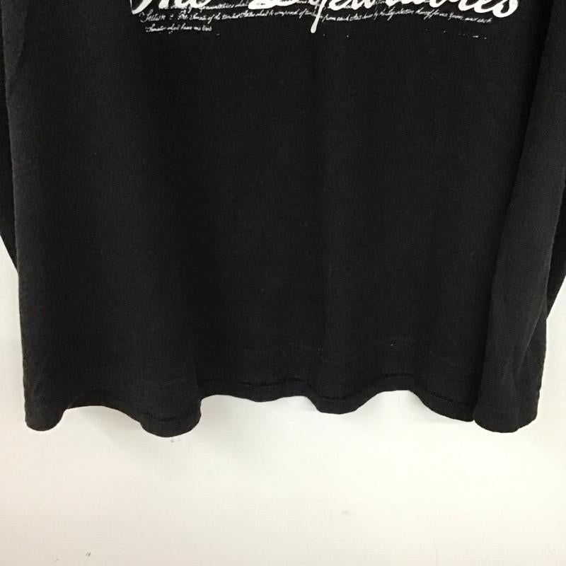 古着 USED Tシャツ 半袖 半袖カットソー プリントTシャツ クルーネックカットソー プリント 黒 / ブラック / black メンズ USED 古着 中古 10154256