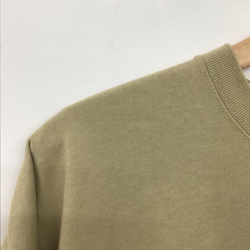 コロンビア Columbia カットソー 長袖 長袖カットソー プリントカットソー クルーネック L ロゴ、文字 ベージュ / ベージュ / beige メンズ USED 古着 中古 10154261