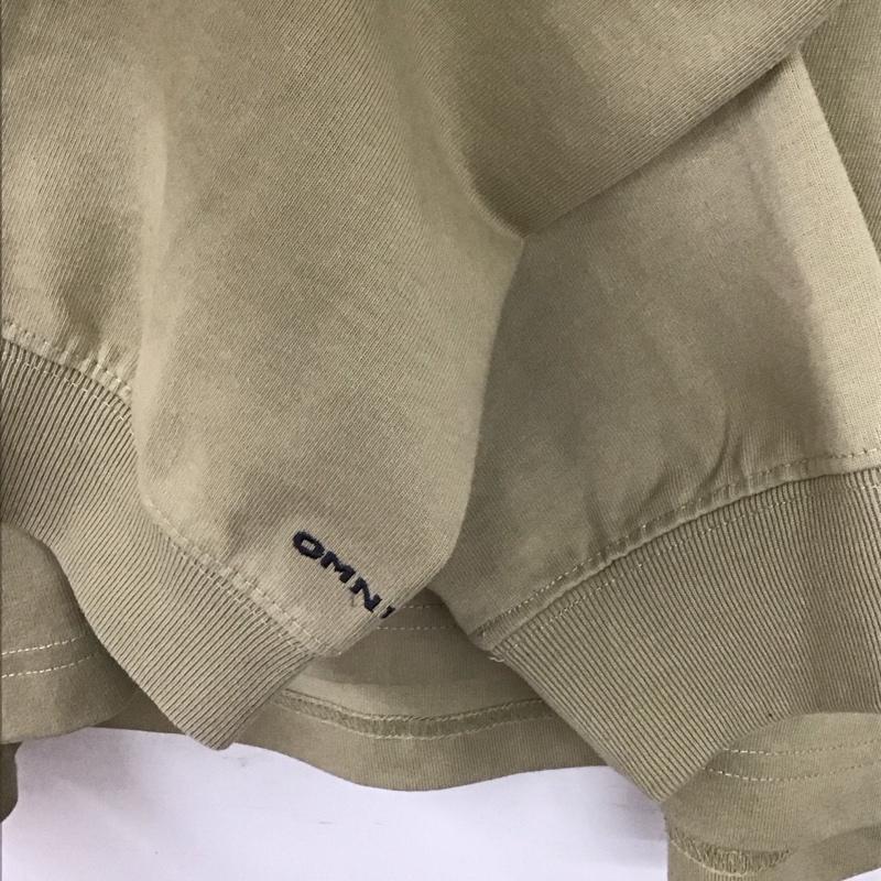 コロンビア Columbia カットソー 長袖 長袖カットソー プリントカットソー クルーネック L ロゴ、文字 ベージュ / ベージュ / beige メンズ USED 古着 中古 10154261