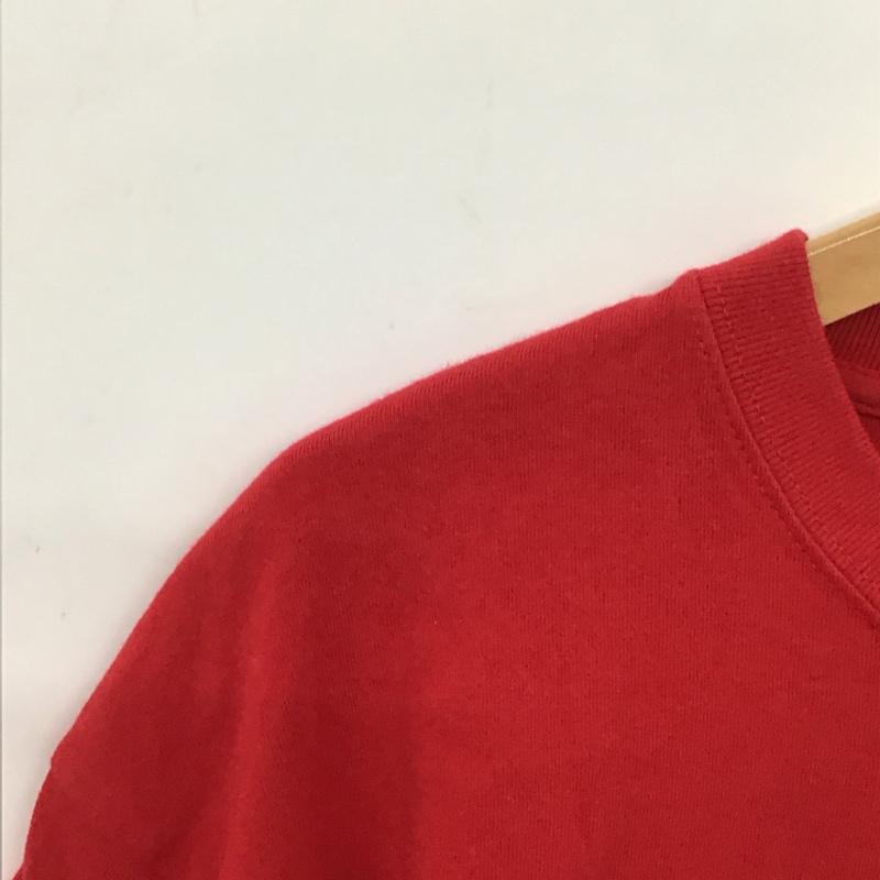 アトモスラボ ATMOS LAB Tシャツ 半袖 半袖カットソー プリントTシャツ クルーネックカットソー XL ロゴ、文字 赤 / レッド / red メンズ USED 古着 中古 10154262