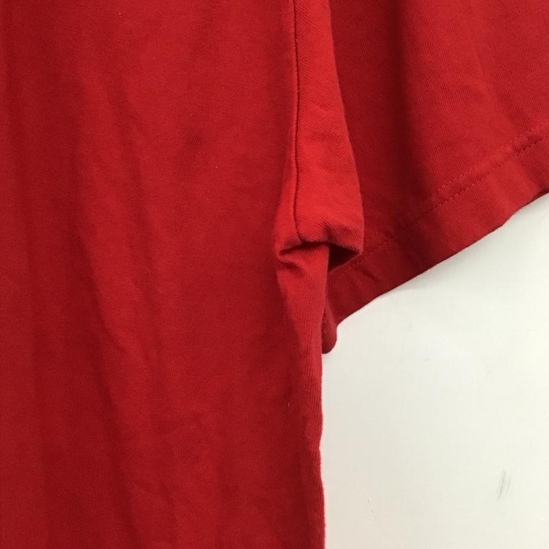 アトモスラボ ATMOS LAB Tシャツ 半袖 半袖カットソー プリントTシャツ クルーネックカットソー XL ロゴ、文字 赤 / レッド / red メンズ USED 古着 中古 10154262