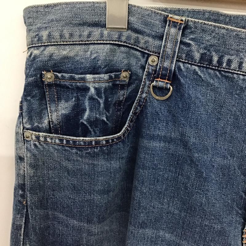 ソフネット SOPHNET. パンツ デニム、ジーンズ デニムパンツ ワイドパンツ カジュアルパンツ XL 無地 インディゴ / インディゴ / Indigo メンズ USED 古着 中古 10154265