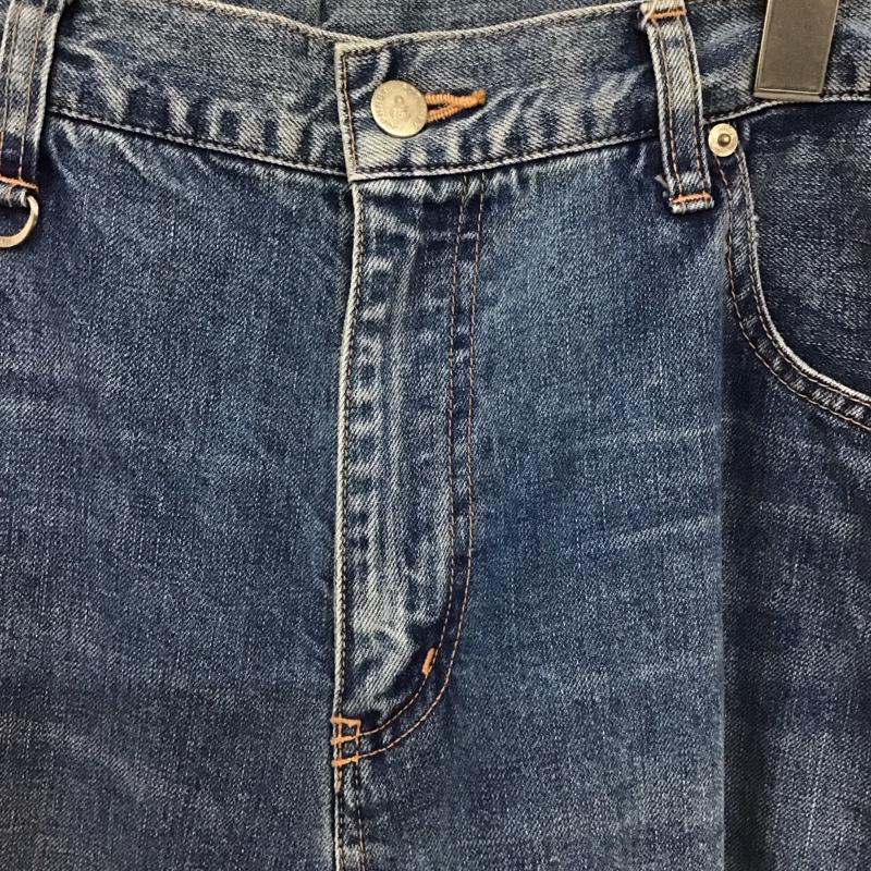 ソフネット SOPHNET. パンツ デニム、ジーンズ デニムパンツ ワイドパンツ カジュアルパンツ XL 無地 インディゴ / インディゴ / Indigo メンズ USED 古着 中古 10154265