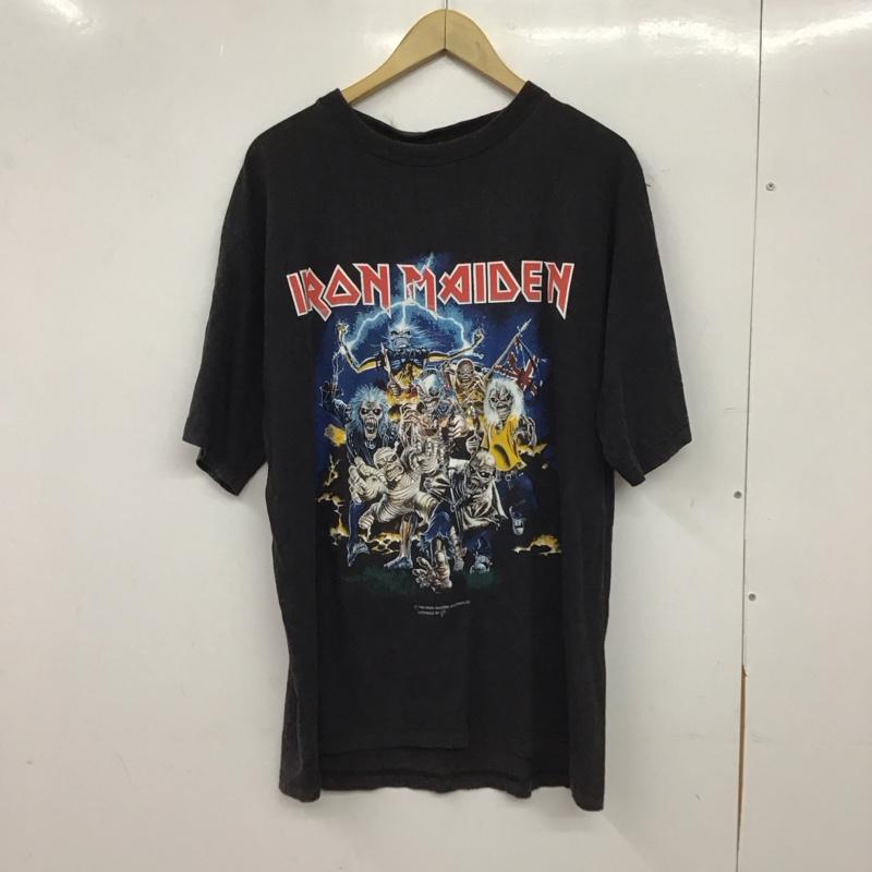 古着 USED Tシャツ 半袖 半袖カットソー プリントTシャツ クルーネックカットソー バンドTシャツ L プリント ダークグレー / ダークグレー / メンズ USED 古着 中古 10154268