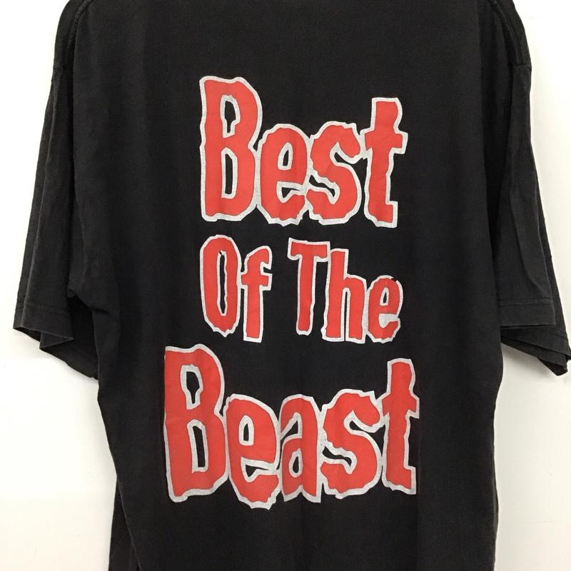 古着 USED Tシャツ 半袖 半袖カットソー プリントTシャツ クルーネックカットソー バンドTシャツ L プリント ダークグレー / ダークグレー / メンズ USED 古着 中古 10154268
