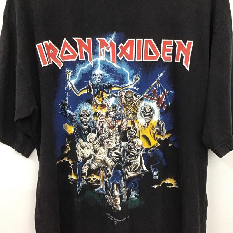 古着 USED Tシャツ 半袖 半袖カットソー プリントTシャツ クルーネックカットソー バンドTシャツ L プリント ダークグレー / ダークグレー / メンズ USED 古着 中古 10154268