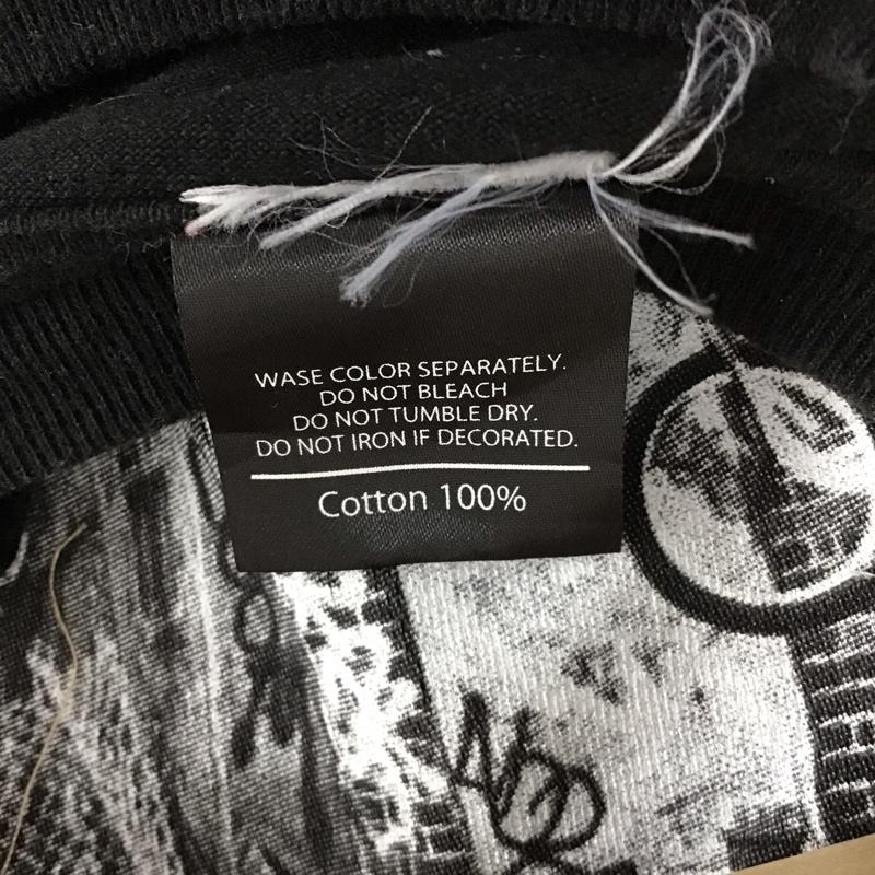 ブルックリンマシンワークス BROOKLYN MACHINE WORKS Tシャツ 半袖 半袖カットソー プリントTシャツ クルーネックカットソー XL ロゴ、文字 黒 / ブラック / black メンズ USED 古着 中古 10154269