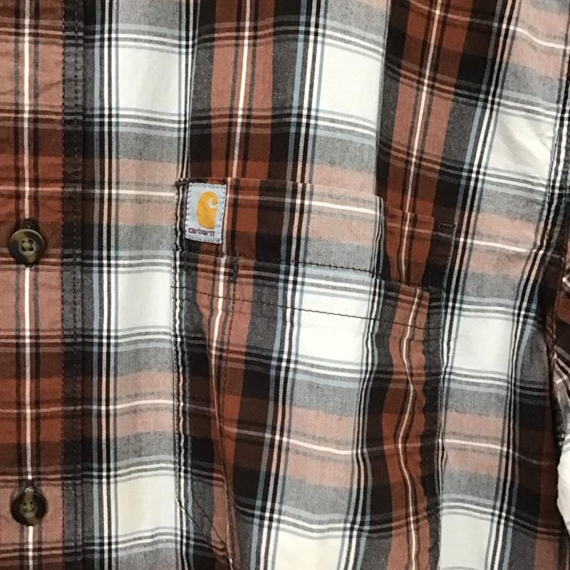 カーハート Carhartt シャツ、ブラウス 半袖 半袖シャツ チェックシャツ カラーシャツ XL チェック マルチカラー / マルチカラー / multicolor メンズ USED 古着 中古 10154271