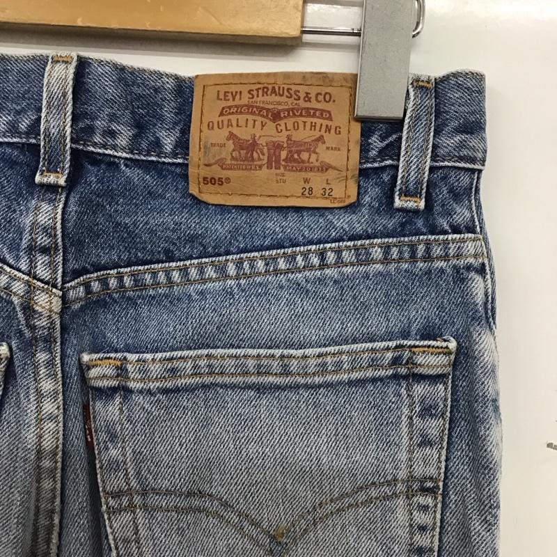 リーバイストラウスアンドコー Levi Strauss & co. パンツ デニム、ジーンズ デニムパンツ スリムパンツ カジュアルパンツ 28インチ ダメージ加工 インディゴ / インディゴ / Indigo メンズ USED 古着 中古 10154272