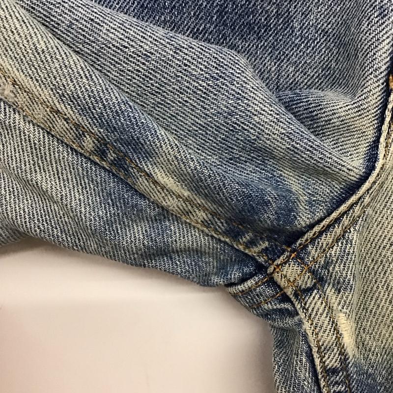 リーバイストラウスアンドコー Levi Strauss & co. パンツ デニム、ジーンズ デニムパンツ スリムパンツ カジュアルパンツ 28インチ ダメージ加工 インディゴ / インディゴ / Indigo メンズ USED 古着 中古 10154272