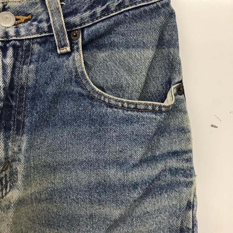 リーバイストラウスアンドコー Levi Strauss & co. パンツ デニム、ジーンズ デニムパンツ スリムパンツ カジュアルパンツ 28インチ ダメージ加工 インディゴ / インディゴ / Indigo メンズ USED 古着 中古 10154272