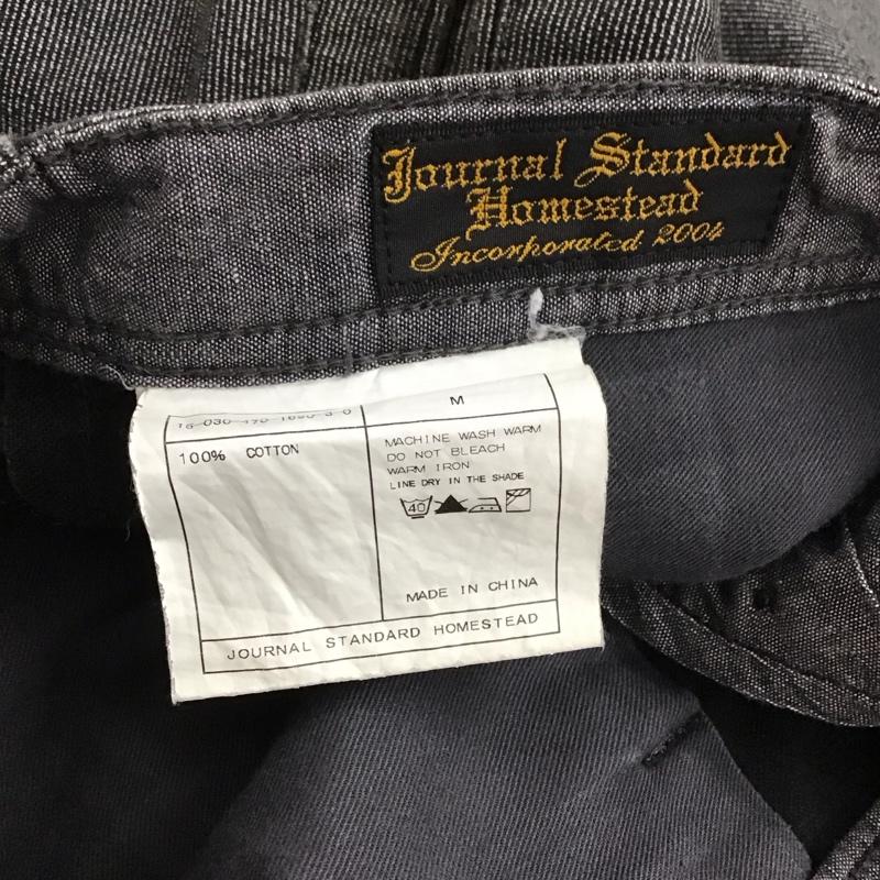 ジャーナルスタンダードホームステッド JOURNAL STANDARD J.S HOMESTEAD パンツ ワークパンツ、ペインターパンツ ワークパンツ ワイドパンツ カジュアルパンツ M  ダークグレー / ダークグレー / メンズ USED 古着 中古 10154273
