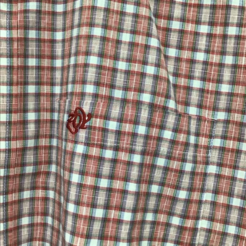 ゾーイ ZOY シャツ、ブラウス 半袖 半袖シャツ チェックシャツ カラーシャツ L チェック マルチカラー / マルチカラー / multicolor メンズ USED 古着 中古 10154274