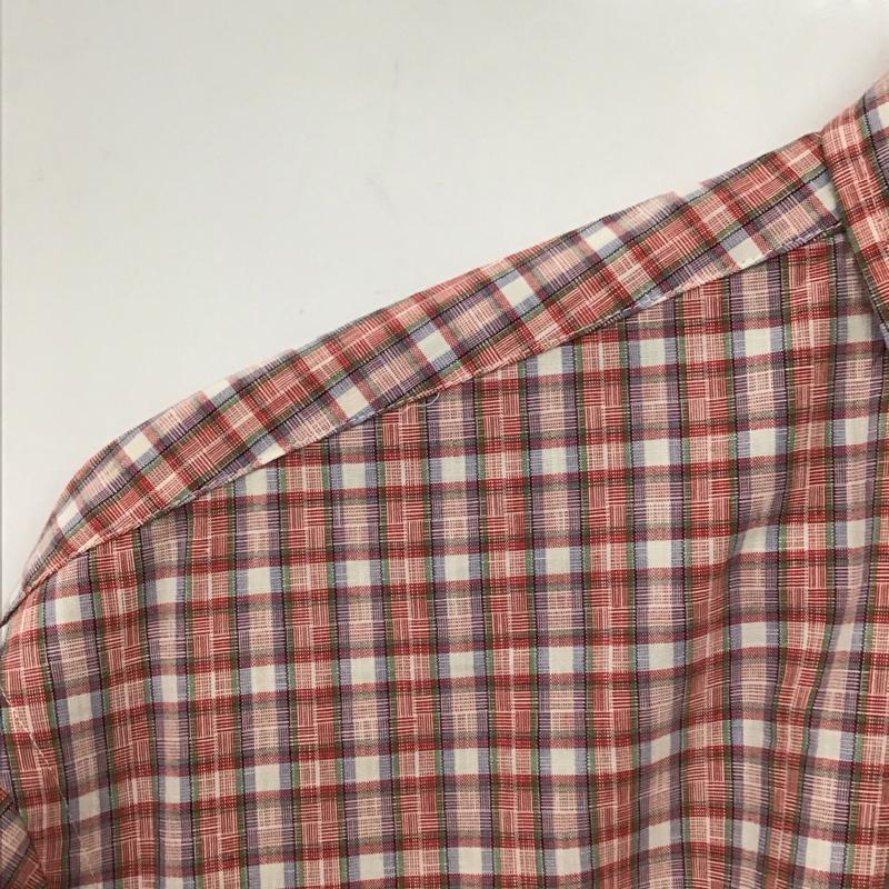 ゾーイ ZOY シャツ、ブラウス 半袖 半袖シャツ チェックシャツ カラーシャツ L チェック マルチカラー / マルチカラー / multicolor メンズ USED 古着 中古 10154274