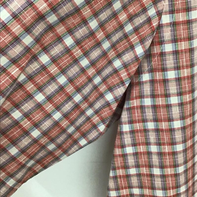 ゾーイ ZOY シャツ、ブラウス 半袖 半袖シャツ チェックシャツ カラーシャツ L チェック マルチカラー / マルチカラー / multicolor メンズ USED 古着 中古 10154274