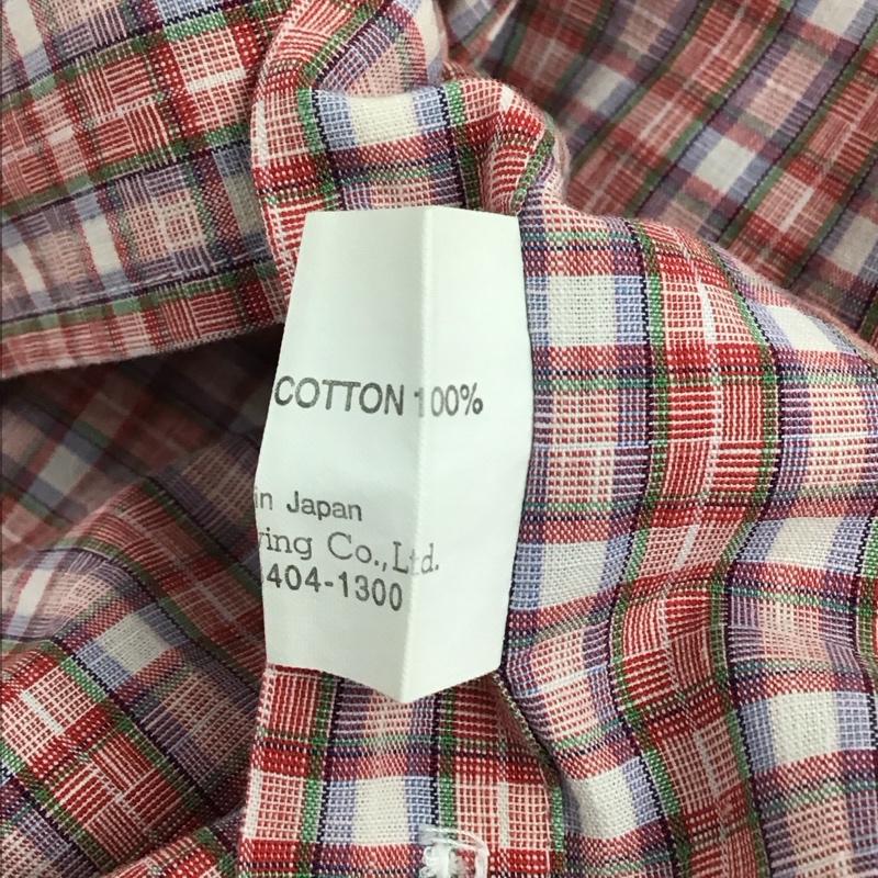 ゾーイ ZOY シャツ、ブラウス 半袖 半袖シャツ チェックシャツ カラーシャツ L チェック マルチカラー / マルチカラー / multicolor メンズ USED 古着 中古 10154274