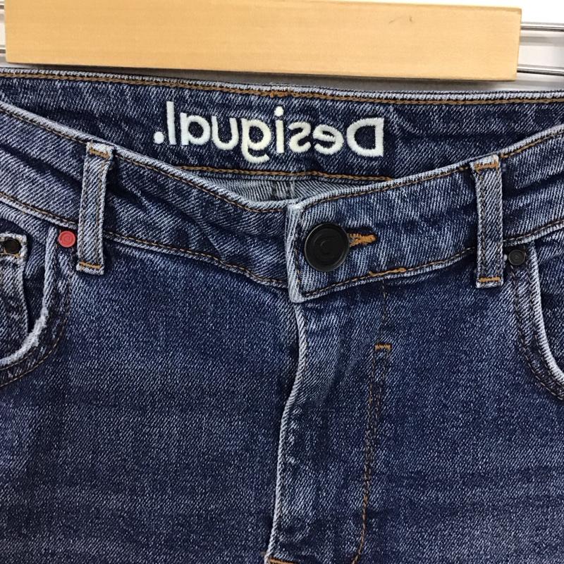 デシグアル Desigual パンツ デニム、ジーンズ デニムパンツ スリムパンツ カジュアルパンツ ストレッチパンツ 32インチ 無地 インディゴ / インディゴ / Indigo メンズ USED 古着 中古 10154276