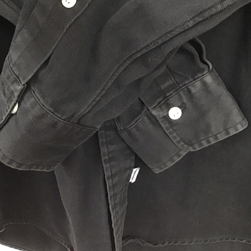 ラルフローレン RALPHLAUREN シャツ、ブラウス 長袖 長袖シャツ 無地シャツ カラーシャツ M ロゴ、文字 黒 / ブラック / black メンズ USED 古着 中古 10154279