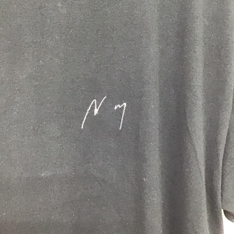 アンセルム ANCELLM Tシャツ 半袖 半袖カットソー プリントTシャツ クルーネックカットソー ロゴ、文字 ダークグレー / ダークグレー / メンズ USED 古着 中古 10154280
