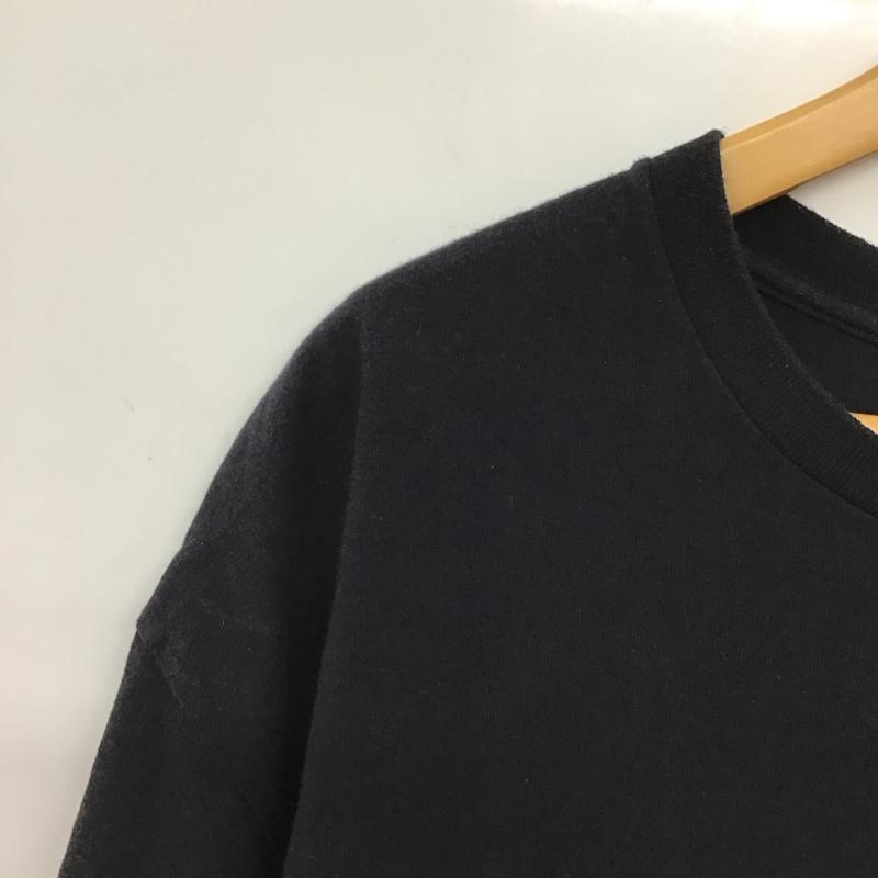 アンセルム ANCELLM Tシャツ 半袖 半袖カットソー プリントTシャツ クルーネックカットソー ロゴ、文字 ダークグレー / ダークグレー / メンズ USED 古着 中古 10154280