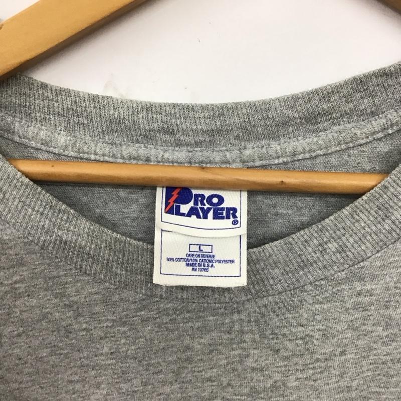 古着 USED Tシャツ 半袖 半袖カットソー プリントTシャツ クルーネックカットソー 古着 L プリント 灰 / グレー / gray メンズ USED 古着 中古 10154283