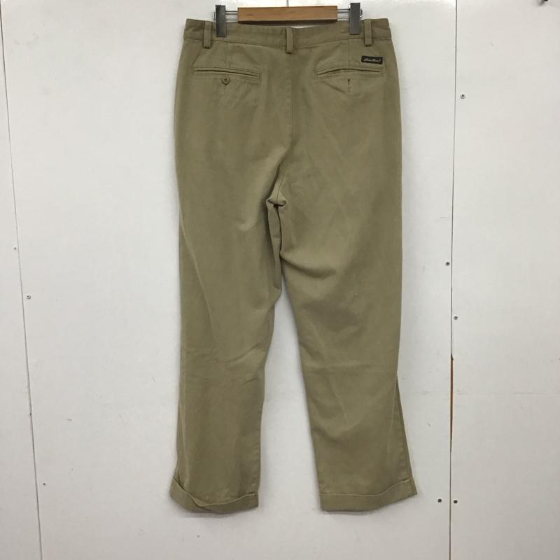 エディーバウアー Eddie Bauer パンツ チノパン チノパン ワイドパンツ カジュアルパンツ 34 無地 ベージュ / ベージュ / beige メンズ USED 古着 中古 10154284
