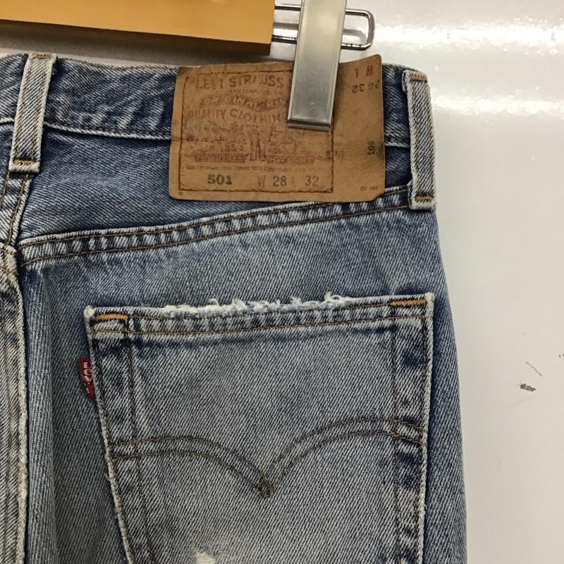リーバイストラウスアンドコー Levi Strauss & co. パンツ デニム、ジーンズ デニムパンツ スリムパンツ カジュアルパンツ 28インチ 無地 インディゴ / インディゴ / Indigo メンズ USED 古着 中古 10154285