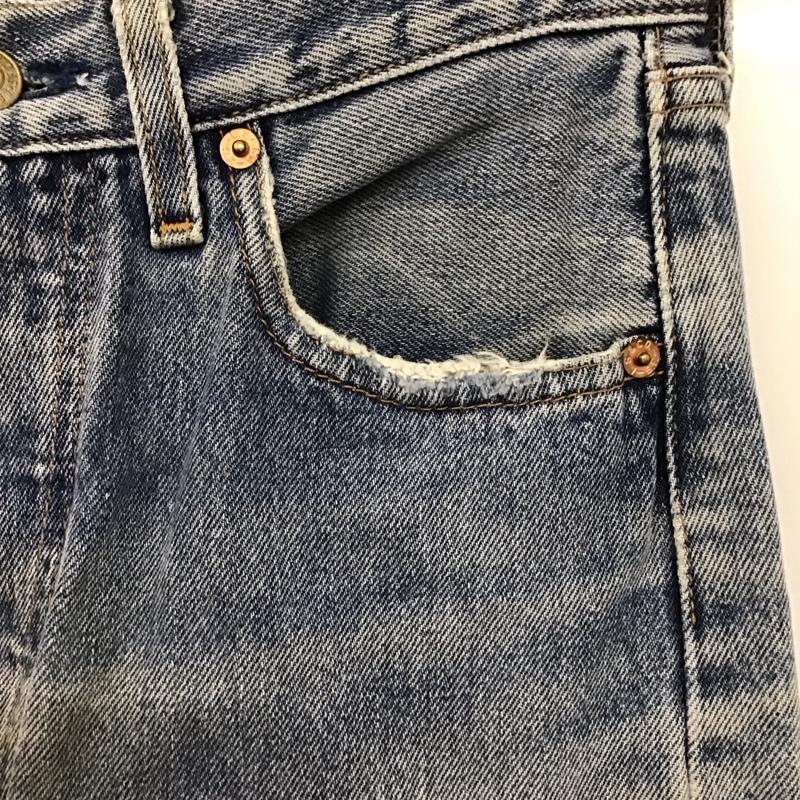 リーバイストラウスアンドコー Levi Strauss & co. パンツ デニム、ジーンズ デニムパンツ スリムパンツ カジュアルパンツ 28インチ 無地 インディゴ / インディゴ / Indigo メンズ USED 古着 中古 10154285