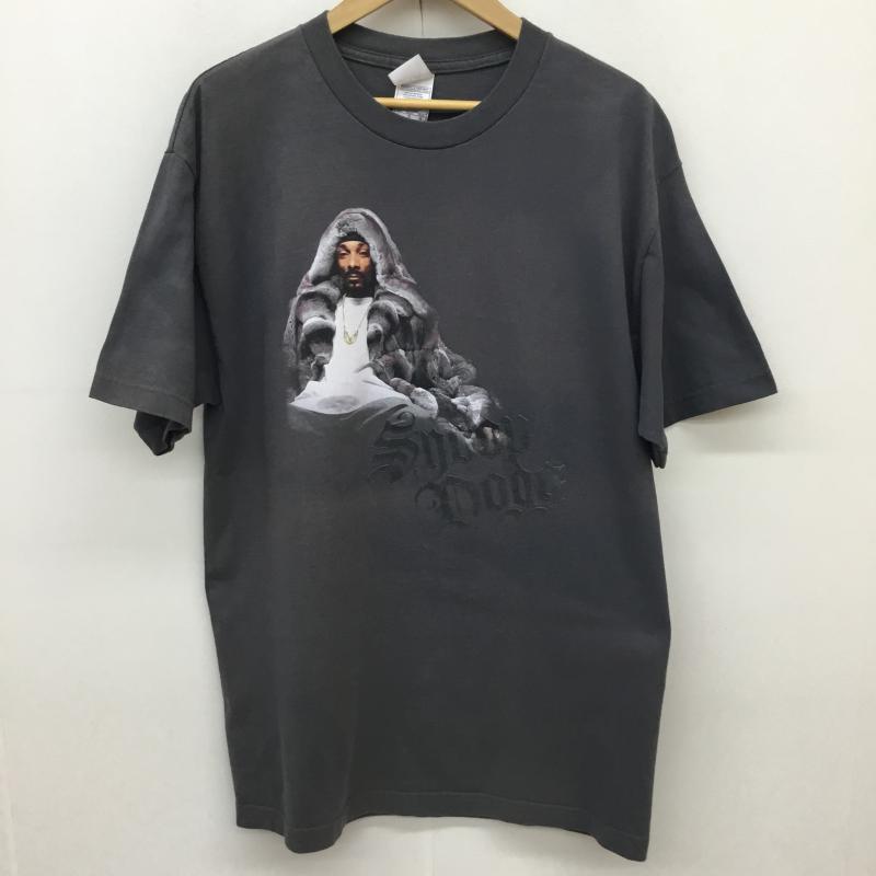 ＵＳフルギ US古着 Tシャツ 半袖 00`s ALSTYLE APPAREL ACTIVEWEAR スヌープドッグ ラップTシャツ L プリント ダークグレー / ダークグレー / メンズ USED 古着 中古 10154287