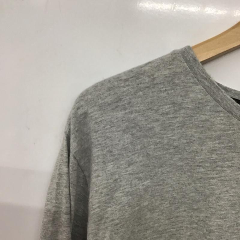 ポロラルフローレン POLO RALPH LAUREN カットソー 長袖 長袖カットソー プリントカットソー クルーネック L ロゴ、文字 灰 / グレー / gray メンズ USED 古着 中古 10154289