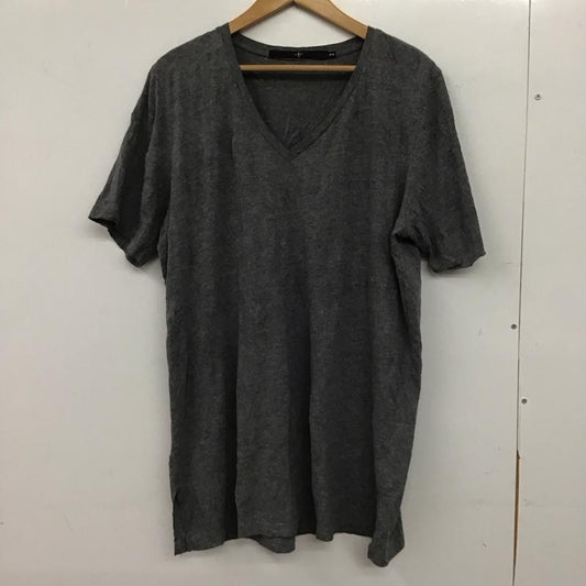 ノーアイディ NO ID. Tシャツ 半袖 半袖カットソー 無地Tシャツ Vネックカットソー 2 無地 灰 / グレー / gray メンズ USED 古着 中古 10154290