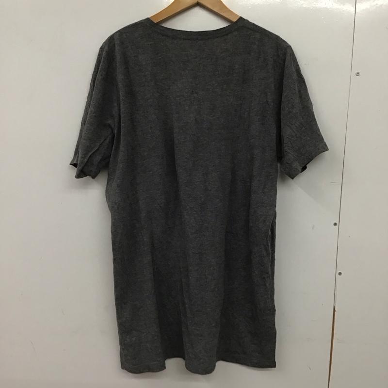 ノーアイディ NO ID. Tシャツ 半袖 半袖カットソー 無地Tシャツ Vネックカットソー 2 無地 灰 / グレー / gray メンズ USED 古着 中古 10154290