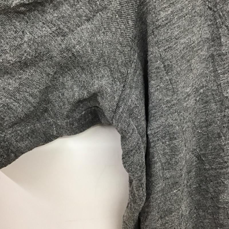 ノーアイディ NO ID. Tシャツ 半袖 半袖カットソー 無地Tシャツ Vネックカットソー 2 無地 灰 / グレー / gray メンズ USED 古着 中古 10154290