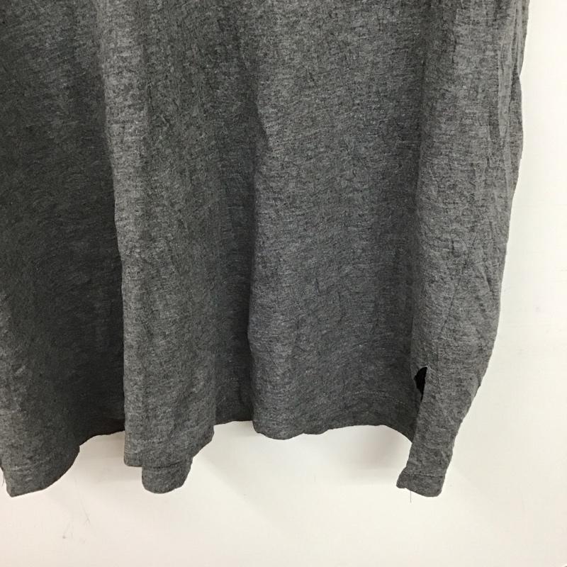 ノーアイディ NO ID. Tシャツ 半袖 半袖カットソー 無地Tシャツ Vネックカットソー 2 無地 灰 / グレー / gray メンズ USED 古着 中古 10154290