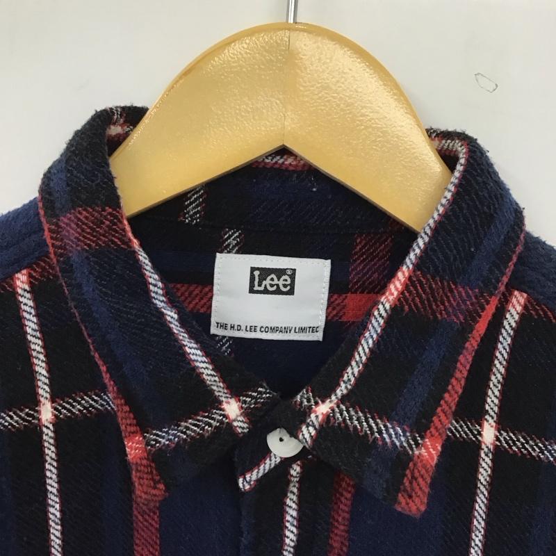 リー Lee シャツ、ブラウス 長袖 長袖シャツ チェックシャツ カラーシャツ L チェック マルチカラー / マルチカラー / multicolor メンズ USED 古着 中古 10154292