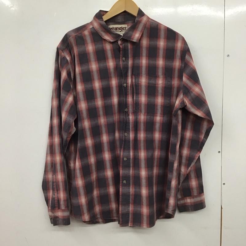 ラングラー Wrangler シャツ、ブラウス 長袖 長袖シャツ チェックシャツ カラーシャツ 50cm チェック マルチカラー / マルチカラー / multicolor メンズ USED 古着 中古 10154293