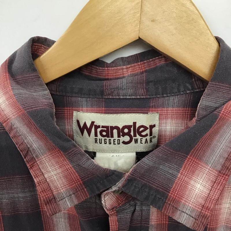 ラングラー Wrangler シャツ、ブラウス 長袖 長袖シャツ チェックシャツ カラーシャツ 50cm チェック マルチカラー / マルチカラー / multicolor メンズ USED 古着 中古 10154293