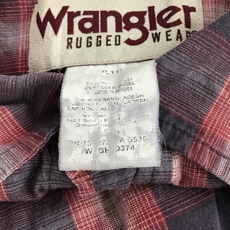 ラングラー Wrangler シャツ、ブラウス 長袖 長袖シャツ チェックシャツ カラーシャツ 50cm チェック マルチカラー / マルチカラー / multicolor メンズ USED 古着 中古 10154293