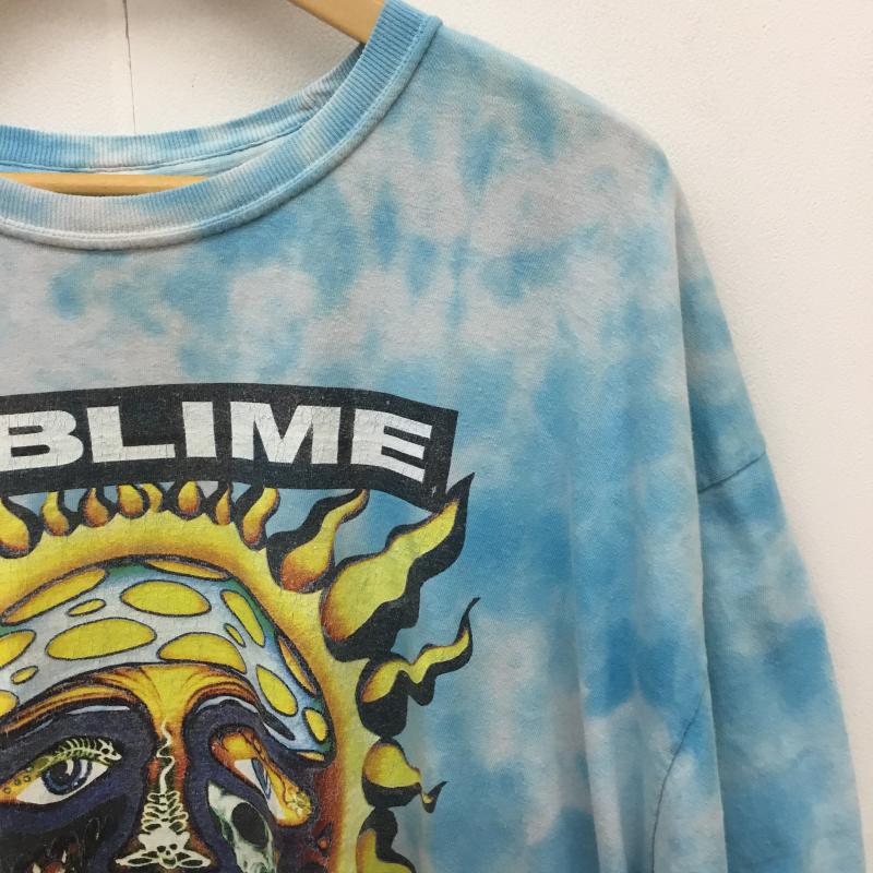 サブライム SUBLIME Tシャツ 半袖 SUBLIME バンドTシャツ タイダイ柄　ブルー XL キャラクター 水色 / ライトブルー / メンズ USED 古着 中古 10154294