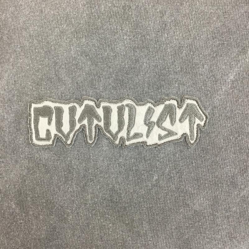 カタリスト CVTVLIST Tシャツ 半袖 CVTVLIST カタリスト 刺繍ロゴ オーバーサイズ Tシャツ 2 ロゴ、文字 灰 / グレー / gray メンズ USED 古着 中古 10154296