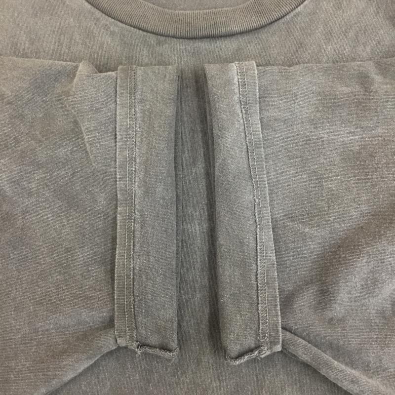 カタリスト CVTVLIST Tシャツ 半袖 CVTVLIST カタリスト 刺繍ロゴ オーバーサイズ Tシャツ 2 ロゴ、文字 灰 / グレー / gray メンズ USED 古着 中古 10154296