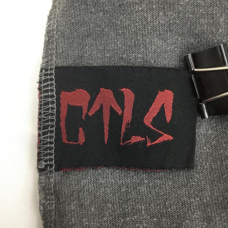 カタリスト CVTVLIST Tシャツ 半袖 CVTVLIST カタリスト 刺繍ロゴ オーバーサイズ Tシャツ 2 ロゴ、文字 灰 / グレー / gray メンズ USED 古着 中古 10154296