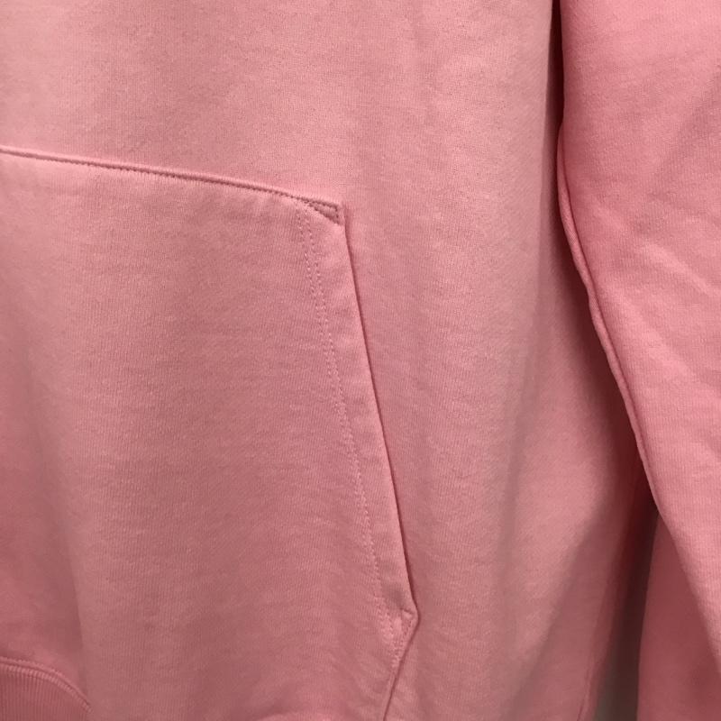 ダブレット doublet パーカー 長袖 長袖パーカー プルオーバーパーカー スウェット M ロゴ、文字 桃 / ピンク / pink メンズ USED 古着 中古 10154297